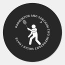 Search for badminton racket stickers Funny