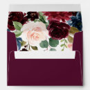 Search for burgundy wedding envelopes Watercolor