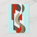 Recherche de les années 60 cartes visite Géométrique