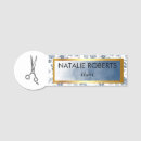 Search for vintage floral name tags Hair stylist