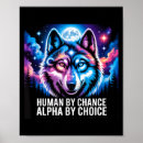 Search for alpha wolf posters Human by
