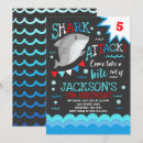 Search for attack 5x7 invitations Shark