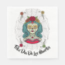 Recherche de muertos serviettes Fête mexicaine