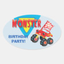 Search for monster party stickers Racing