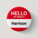 Search for hello my is buttons Red
