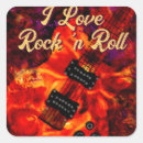 Search for rock and roll stickers Music