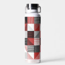 Search for black and white checkered water bottles Modern