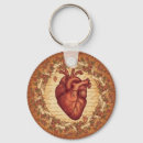 Search for anatomical heart keychains Illustration