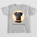 Search for doberman kids tshirts Pinscher