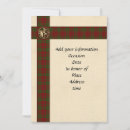 Search for scottish invitations Plaid