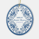 Search for chinoiserie ornaments Blue and white