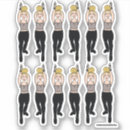Recherche de dancer autocollants Gris