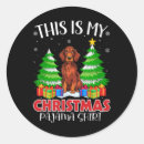 Search for irish setter dog stickers Happy sequin christmas tree