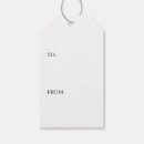 Search for plain white gift tags Simple