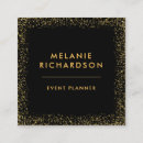 Search for black glitter business cards Minimalist