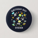 Recherche de astronautes badges Garçon d'anniversaire