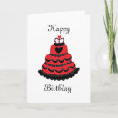 Search for gothic birthday cards Red