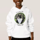 Recherche de smoking pulls capuche Chat noir et blanc