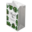 Search for palm leaf gift bags Tropical