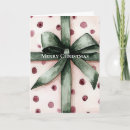 Search for pink ribbon christmas cards Bow