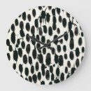 Recherche de conception contemporaine horloges Noir