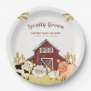 Search for farm animal baby shower plates For kids
