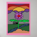 Search for hand drawn flower posters Modern