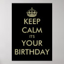 Search for funny birthday posters Black