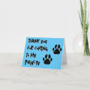 Search for paw print cards Pun