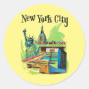 Search for new york travel stickers Statue of liberty