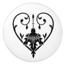 Recherche de lignes noires boutons et poignées de porte Simple