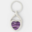 Search for glitter heart keychains Purple