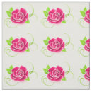 Search for simple floral fabric Red