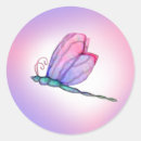 Search for pink dragonfly stickers Dragonflies