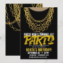 Search for gold chain invitations 90's