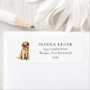 Search for dog breed return address labels Puppy