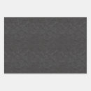 Search for faux leather wrapping paper Black