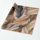 Search for feathers wrapping paper Classy