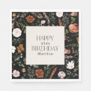 Search for black floral napkins Terracotta