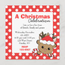 Search for deer christmas invitations Cute