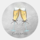 Recherche de verre de champagne autocollants Fiançailles