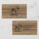Search for deer business cards Wood