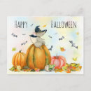 Search for cartoon halloween postcards Pumpkin