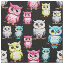 Search for bird print fabric Owl