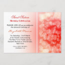 Recherche de bonbon moderne 16 invitations Rouge
