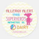 Search for dairy allergy stickers Food allergies