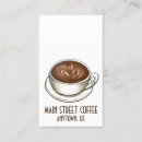 Search for barista business cards Coffee