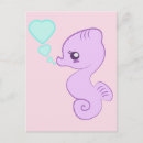 Search for purple seahorse postcards Seahorses