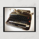 Recherche de machine écrire cartes postales Dactylographier