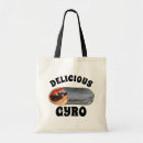 Search for food tote bags Illustration